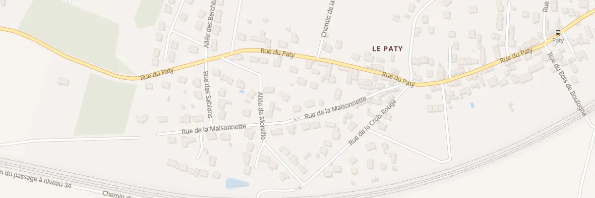 Plan du 4T Rue de la Maisonnette à Hanches