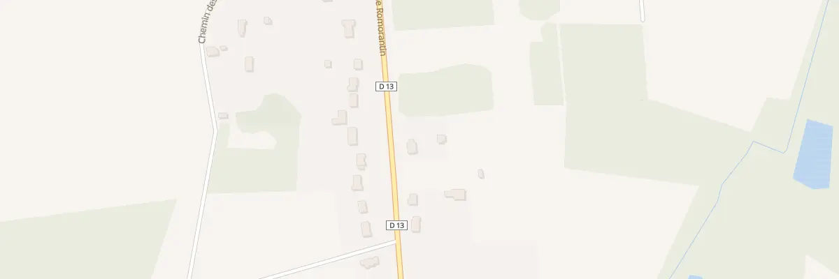 Plan du 1084 Rue de Romorantin à Dhuizon