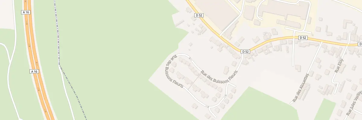Plan du 22 Rue des Buissons Fleuris à Hesdigneul-lès-Boulogne