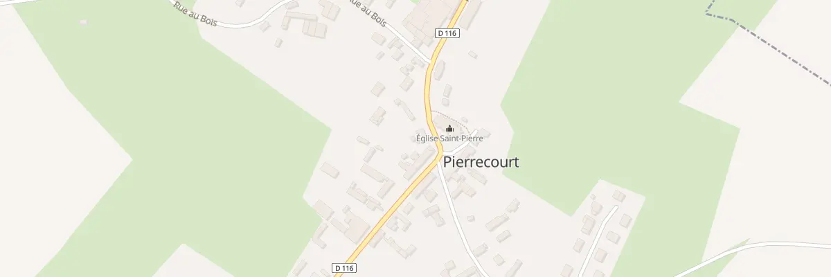Plan du 3 Pl de l’Eglise à Pierrecourt