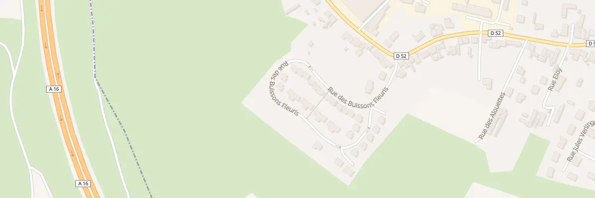 Plan du 30 Rue des Buissons Fleuris à Hesdigneul-lès-Boulogne
