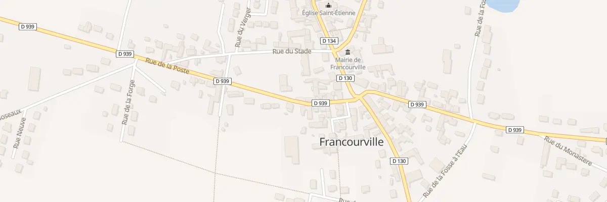 Plan du 6 Rue de la Poste à Francourville
