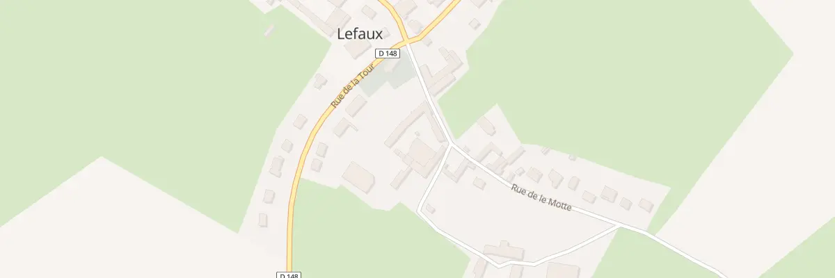 Plan du 3 Che de le Motte à Lefaux