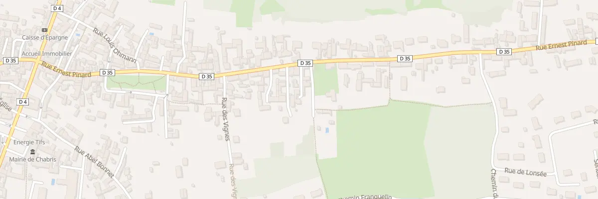 Plan du 100 Rue Ernest Pinard à Chabris