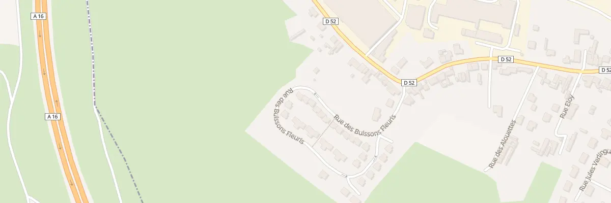 Plan du 20 Rue des Buissons Fleuris à Hesdigneul-lès-Boulogne
