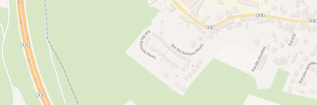 Plan du 32 Rue des Buissons Fleuris à Hesdigneul-lès-Boulogne