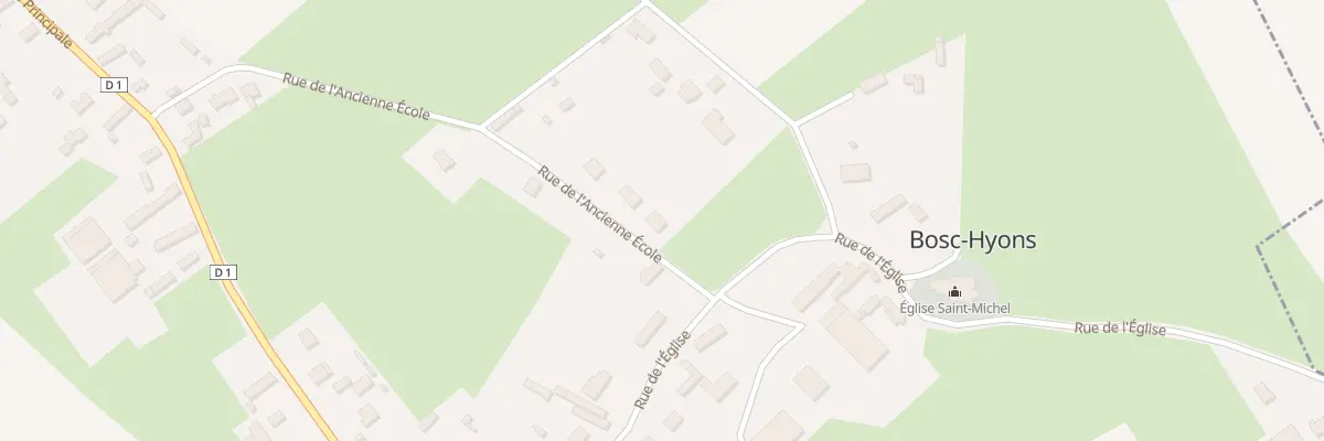Plan du 9 Rue de l’Ancienne Ecole à Bosc-Hyons