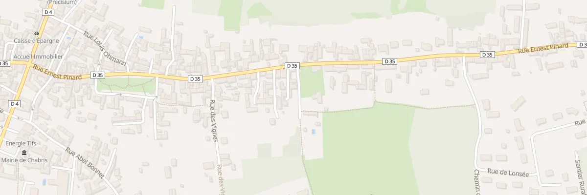 Plan du 104 Rue Ernest Pinard à Chabris