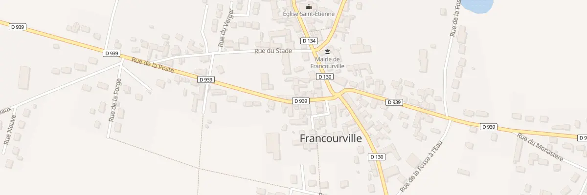 Plan du 4 Rue de la Poste à Francourville