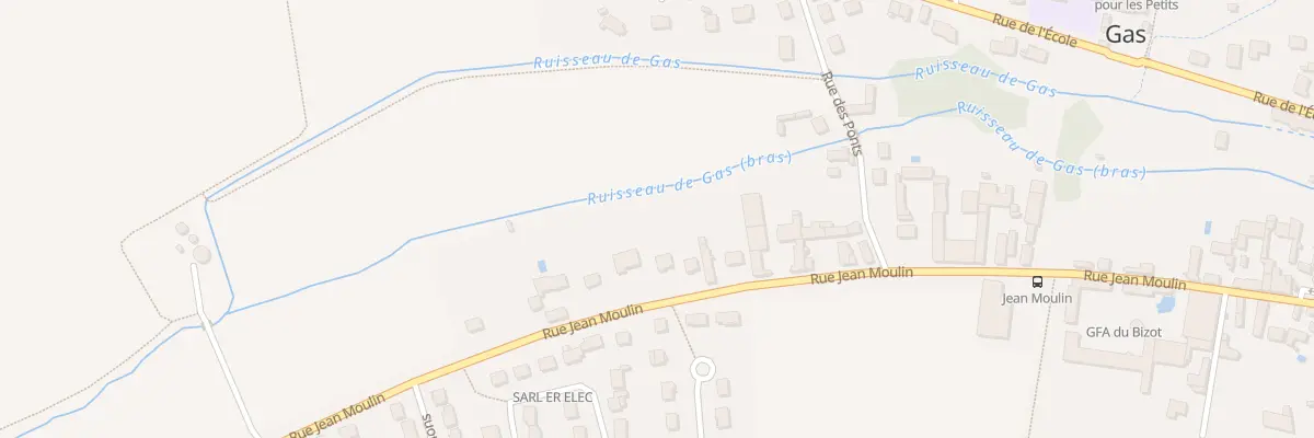 Plan du 30 Rue Jean Moulin à Gas