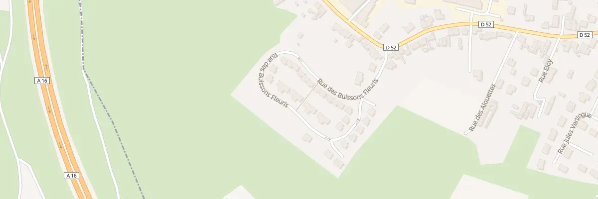 Plan du 34 Rue des Buissons Fleuris à Hesdigneul-lès-Boulogne
