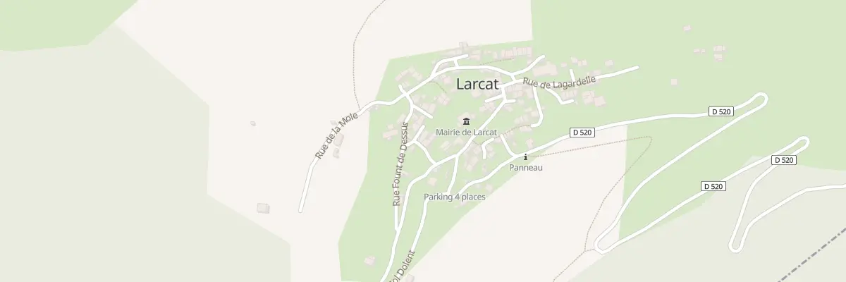 Plan du 60 Le Village à Larcat