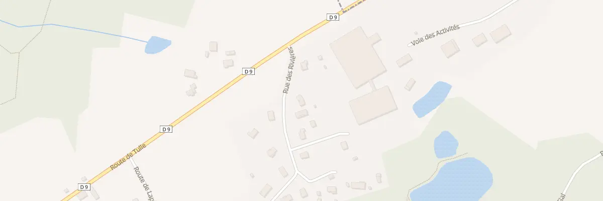 Plan du 97 Rue des Rivières à Favars