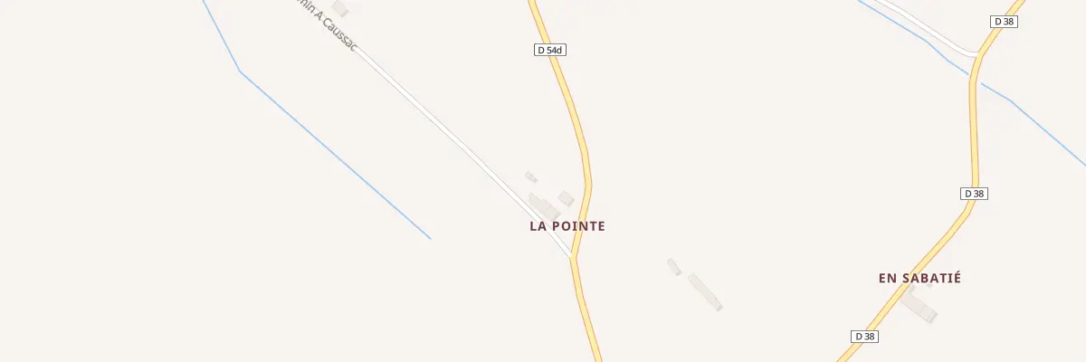 Plan du 20 A Causac à Labastide-Beauvoir