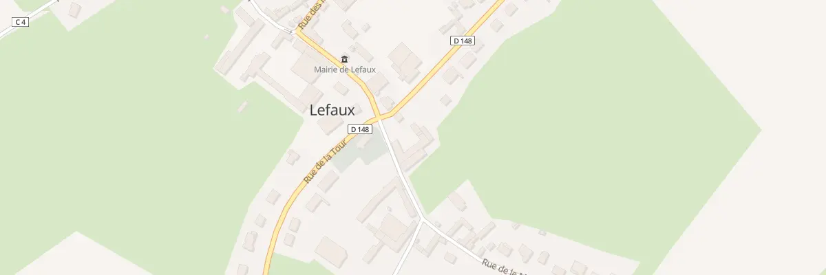 Plan du 1 Rue du Point du Jour à Lefaux