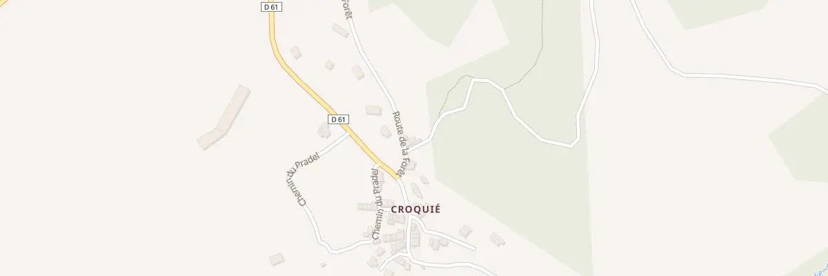 Plan du 216 Les Pujals à Mercus-Garrabet