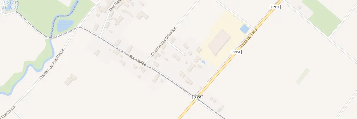 Plan du 21 Rue Hallée à Lailly-en-Val