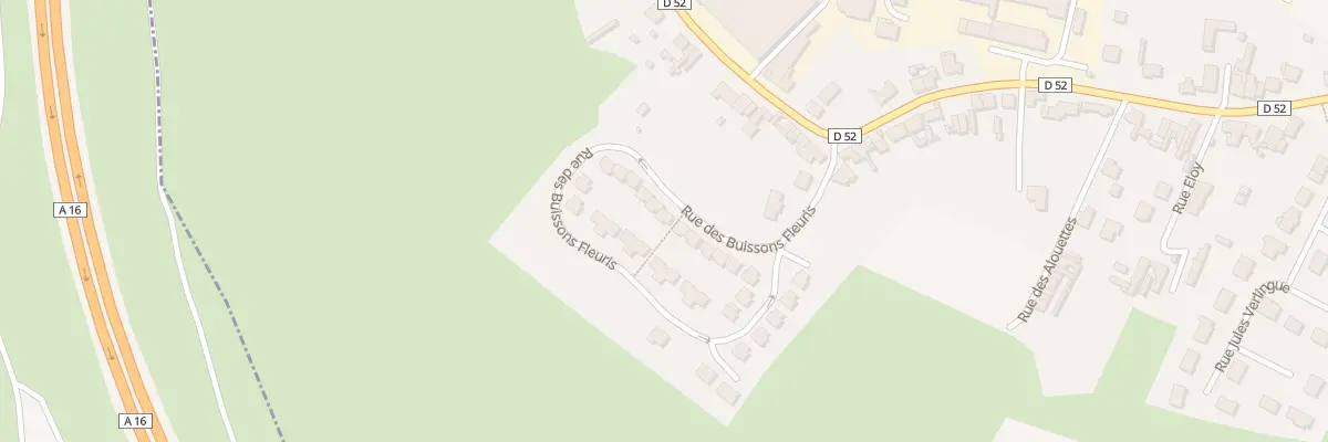 Plan du 12 Rue des Buissons Fleuris à Hesdigneul-lès-Boulogne