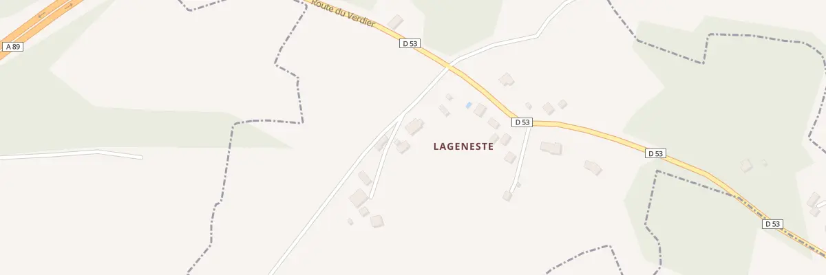Plan du 5274 La Geneste à Saint-Mexant