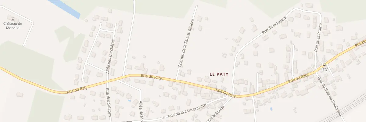 Plan du 11 Rue du Paty à Hanches