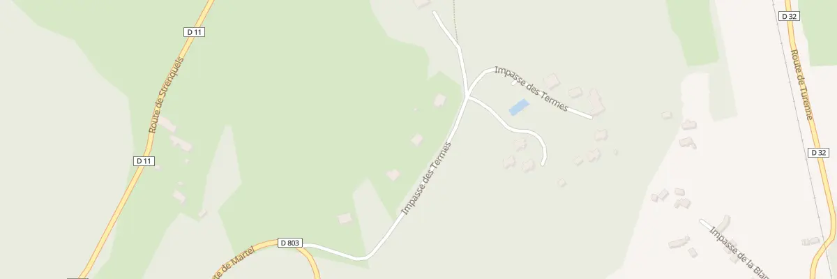 Plan du 227 Imp des Termes à Saint-Denis-lès-Martel