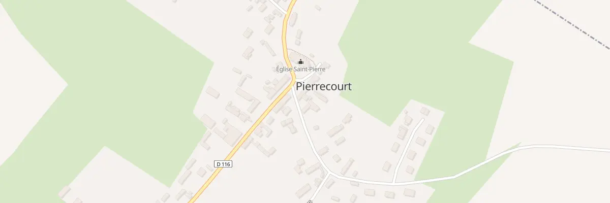 Plan du 1 Rue du Cimetiere à Pierrecourt