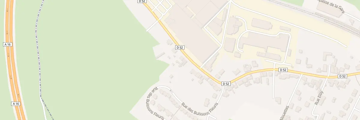 Plan du 66 Rte de Pont de Briques à Hesdigneul-lès-Boulogne