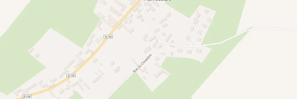 Plan du 10 Rue du Cimetiere à Pierrecourt