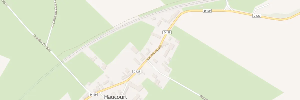 Plan du 901 Rue Principale à Haucourt