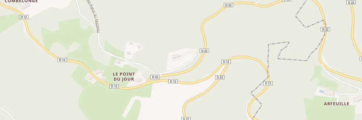Plan du 5133A Le Point du Jour à Auriat