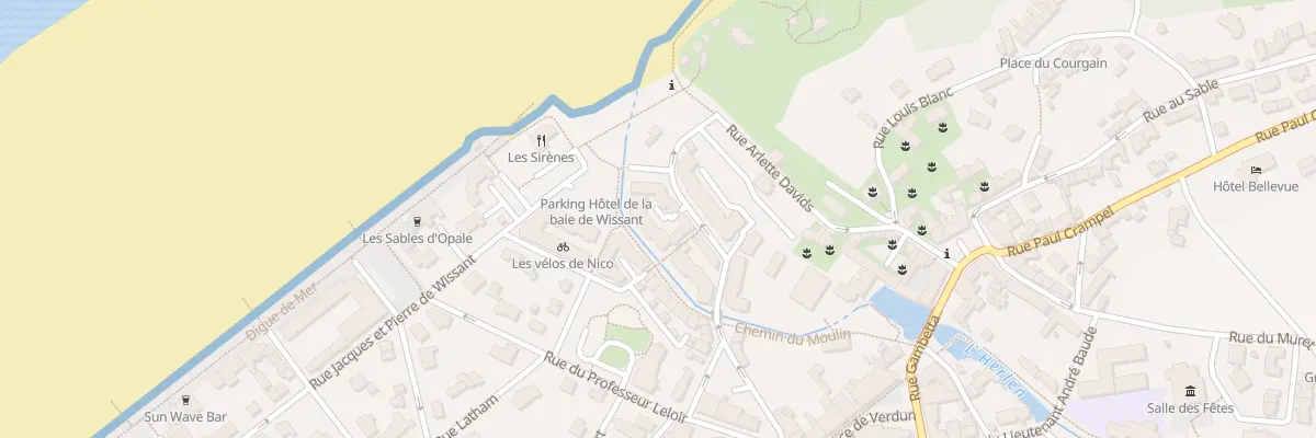 Plan du 10 Rue Flobarts à Wissant