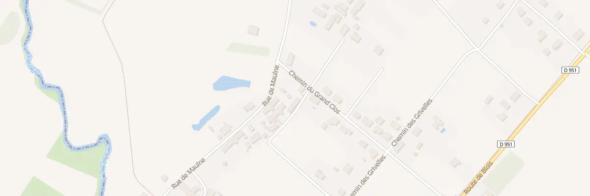 Plan du 8 Rue de Maulne à Lailly-en-Val