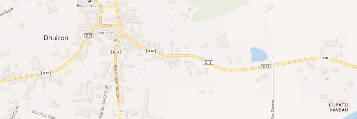 Plan du 15 Rue de Villeny à Dhuizon