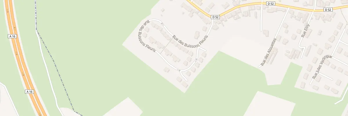 Plan du 40 Rue des Buissons Fleuris à Hesdigneul-lès-Boulogne