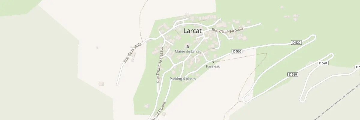 Plan du 69 Le Village à Larcat