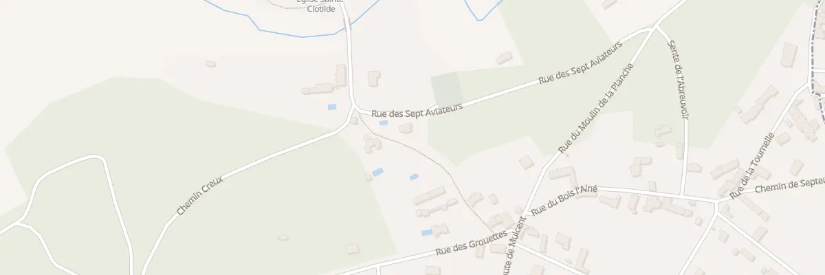 Plan du 5 Rue des Sept Aviateurs à Courgent