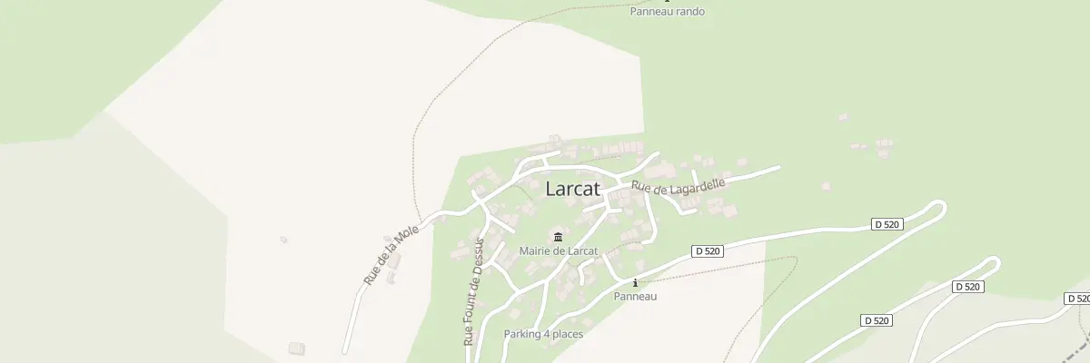 Plan du 43 Le Village à Larcat