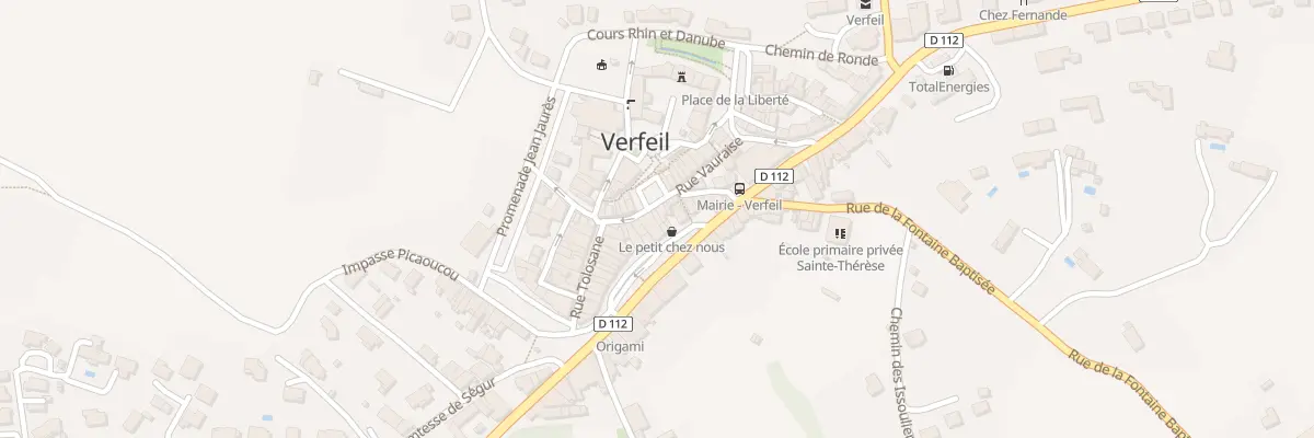 Plan du 19 Rue Vauraise à Verfeil