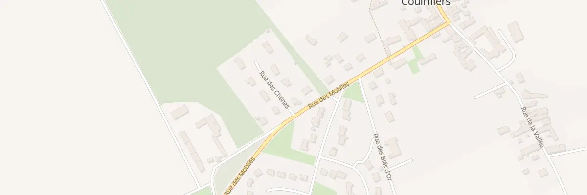 Plan du 10 Rue des Chênes à Coulmiers