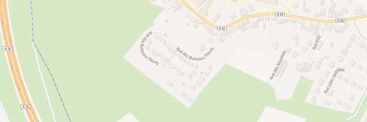 Plan du 6 Rue des Buissons Fleuris à Hesdigneul-lès-Boulogne