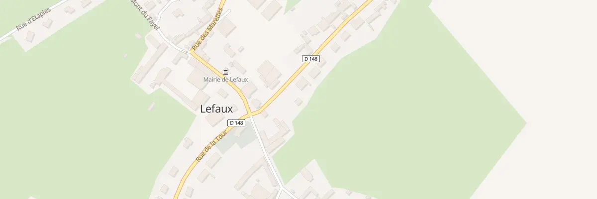 Plan du 3 Rue du Point du Jour à Lefaux