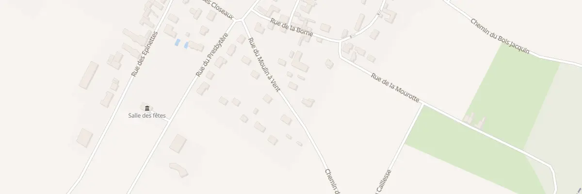 Plan du 5 Rue du Moulin à Vent à Boinvilliers