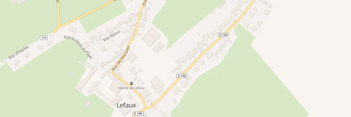 Plan du 6 Rue du Point du Jour à Lefaux