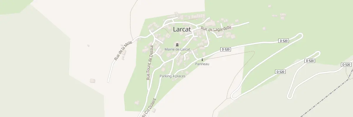 Plan du 10 Le Village à Larcat