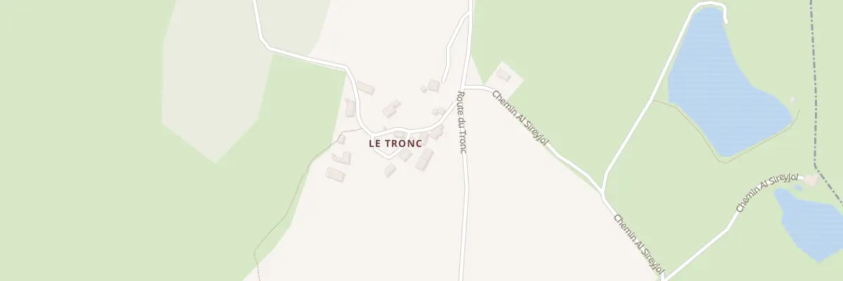 Plan du 5147 Le Tronc à Lagraulière