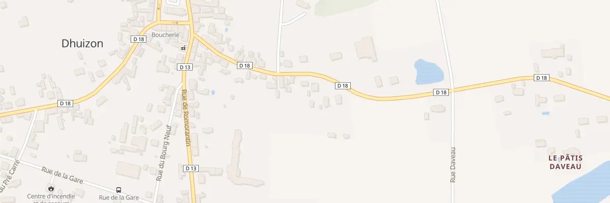 Plan du 17 Rue de Villeny à Dhuizon