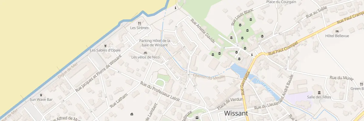 Plan du 1 Rue Flobarts à Wissant