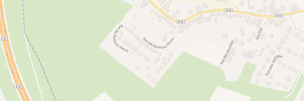 Plan du 4 Rue des Buissons Fleuris à Hesdigneul-lès-Boulogne