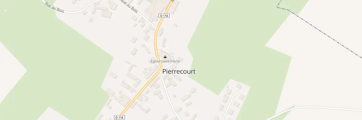 Plan du 8 Pl de l’Eglise à Pierrecourt