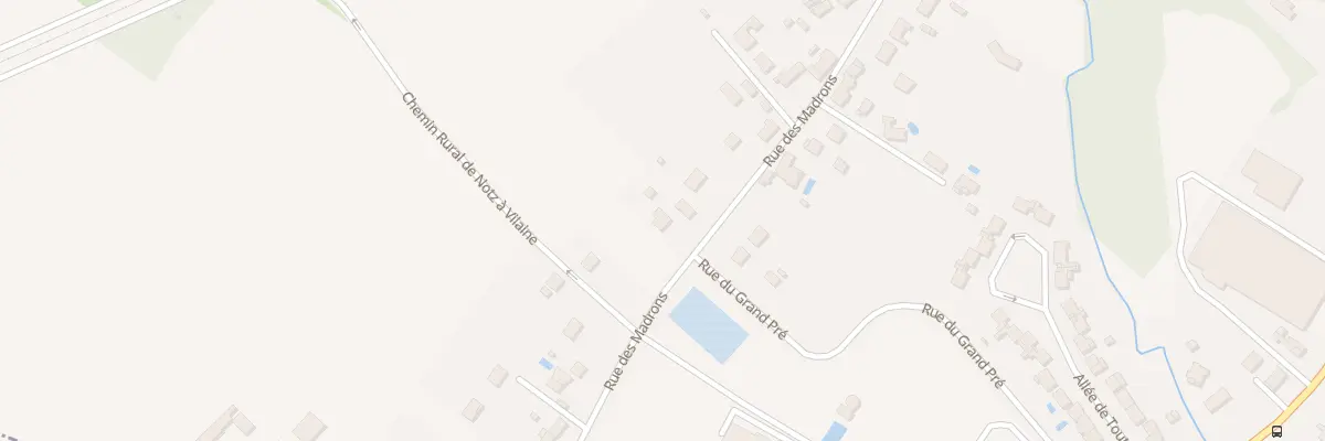 Plan du 56 Rue des Madrons à Châteauroux